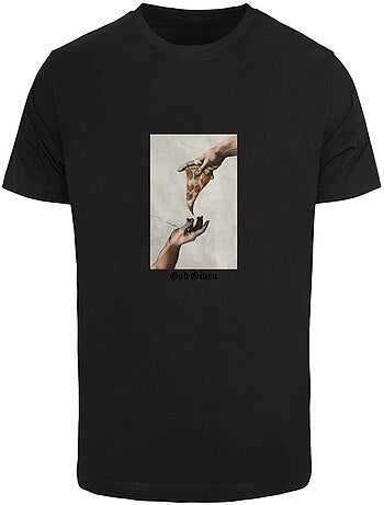 T-shirt god given pizza - mister tee