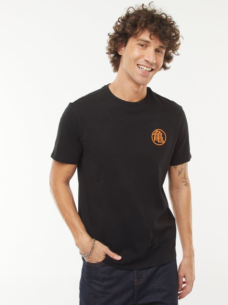 T-shirt 'Goku' 'Dragon Ball Z' manches courtes noir - Kiabi