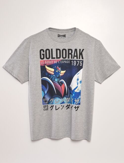 T-shirt 'Goldorak' à col rond - Kiabi