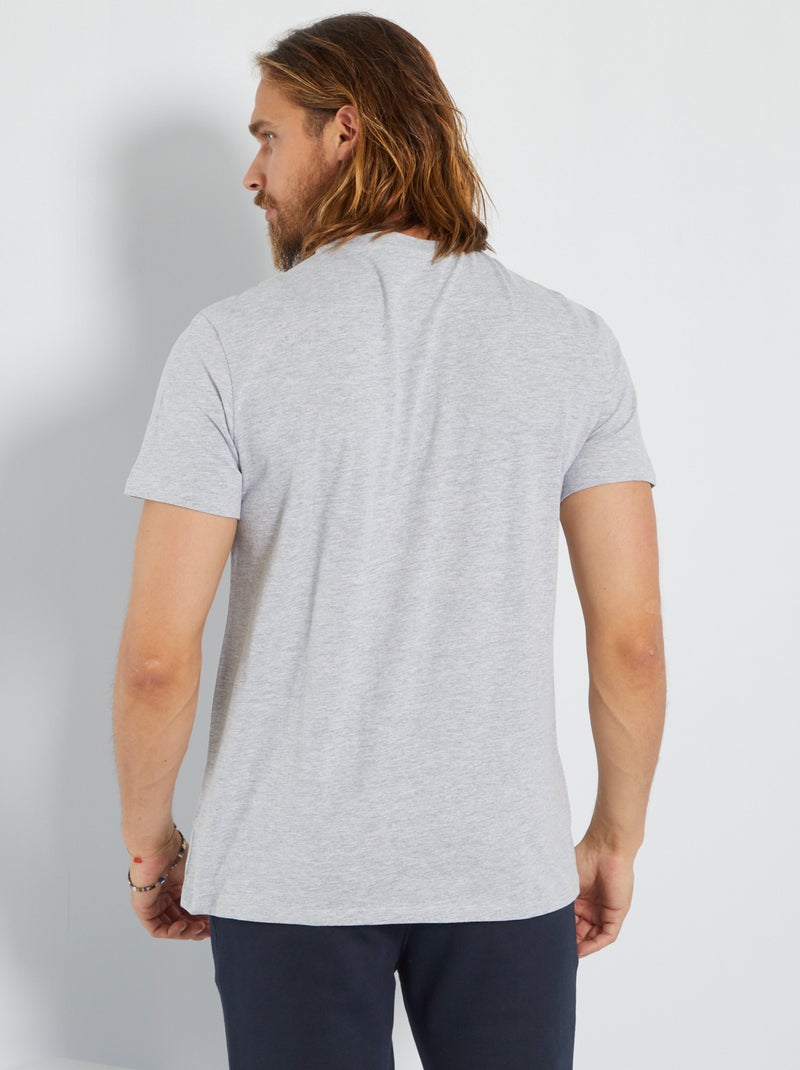 T-shirt 'Goldorak' en maille jersey Gris - Kiabi