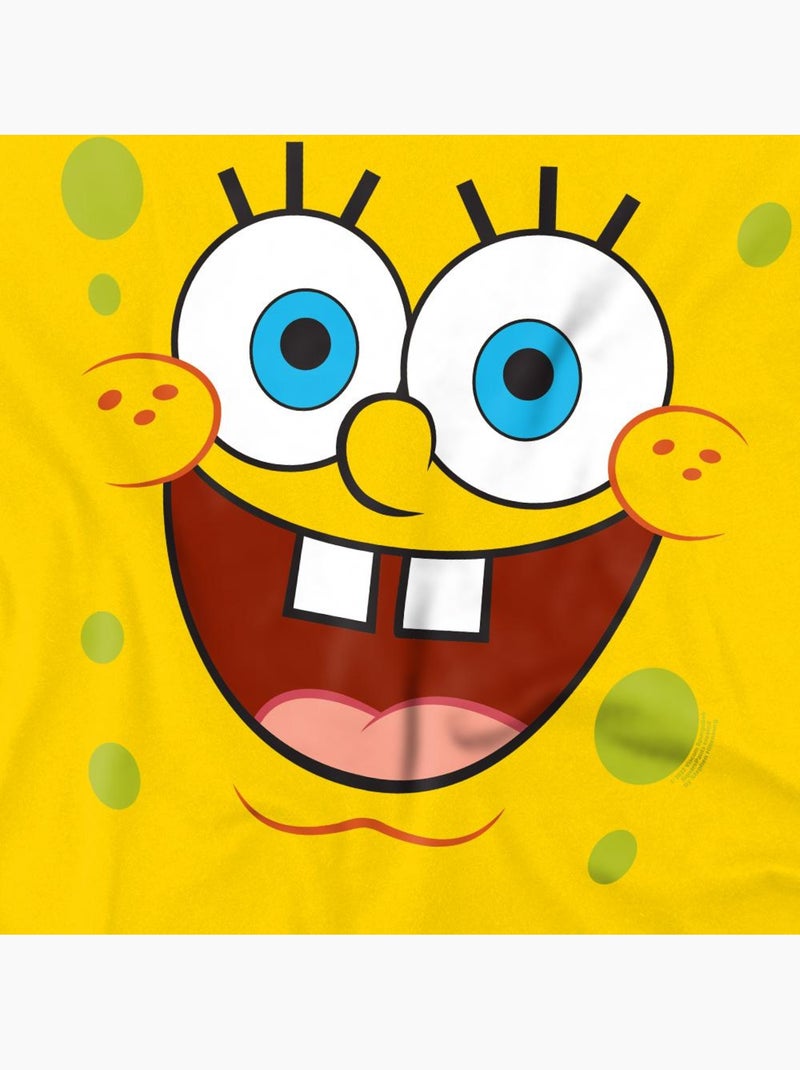 T-shirt goofy smile - bob l'éponge Jaune - Kiabi