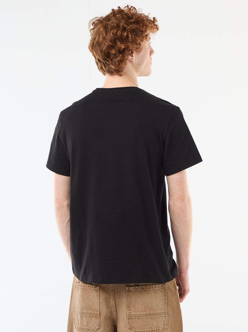 T-shirt 'Gorillaz' en coton uni Noir - Kiabi