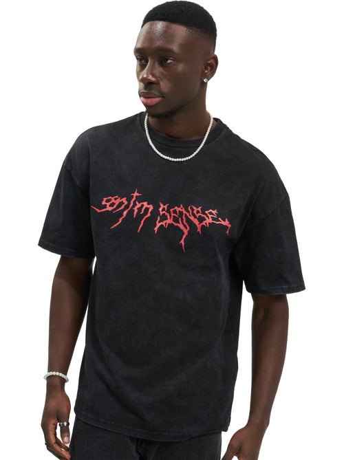T-shirt goth - 9n1m sense - Kiabi