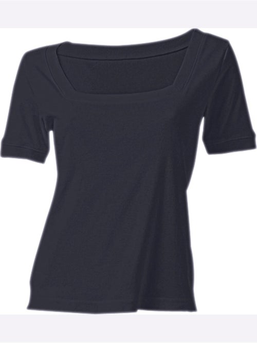 T-shirt Grande Encolure Carrée - Taille Standard - helline - Kiabi