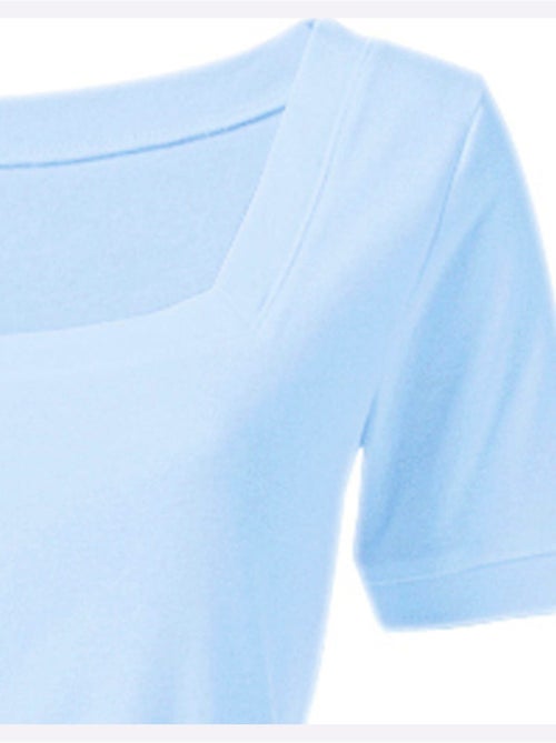 T-shirt Grande Encolure Carrée - Taille Standard - helline - Kiabi