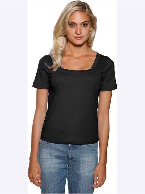 T-shirt Grande Encolure Carrée - Taille Standard - helline - Kiabi