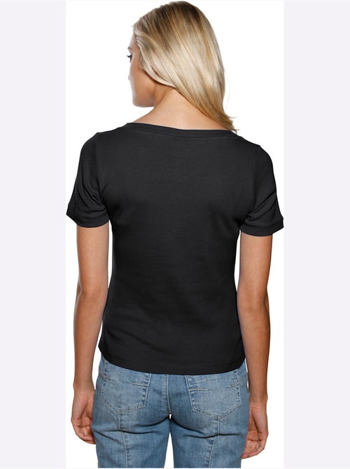 T-shirt Grande Encolure Carrée - Taille Standard - helline - Kiabi