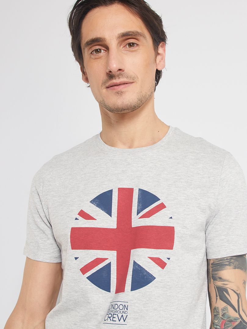 T-shirt - gris/london - Kiabi - 6.00€
