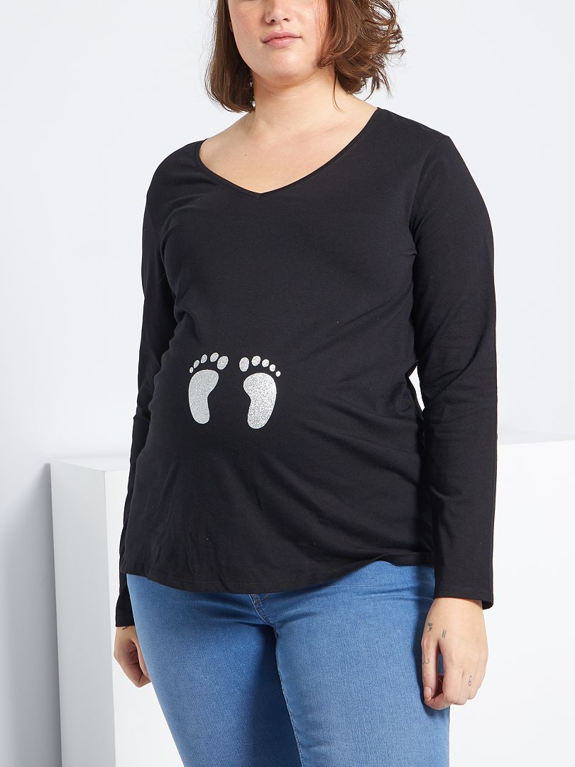 Pull pour femme enceinte - T-shirt de grossesse - T-shirt de