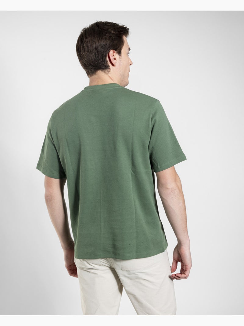 T-shirt Ground   Regular - New Man Vert - Kiabi