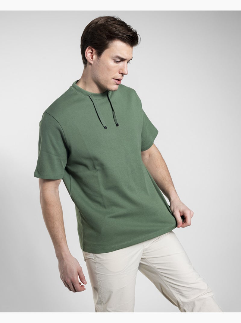 T-shirt Ground   Regular - New Man Vert - Kiabi