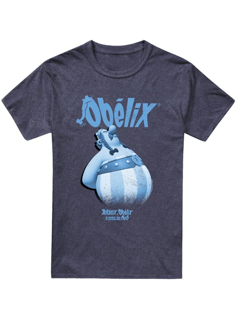 T-shirt grump - asterix (obélix) Bleu marine - Kiabi