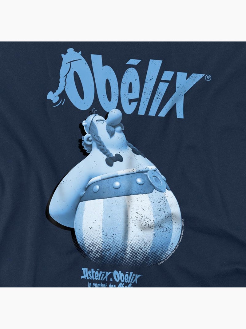 T-shirt grump - asterix (obélix) Bleu marine - Kiabi