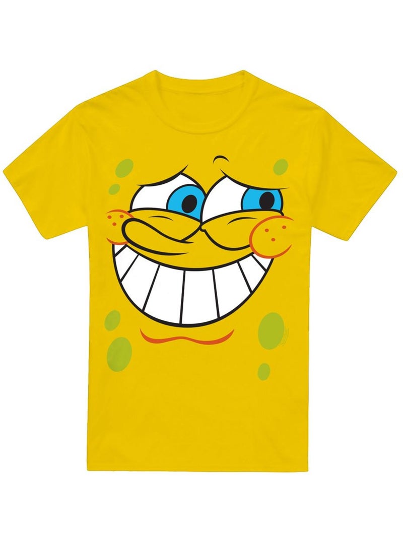 T-shirt guilty - bob l'éponge Jaune - Kiabi