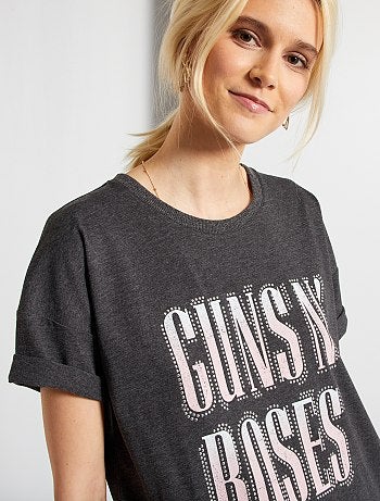 tee shirt guns n roses femme