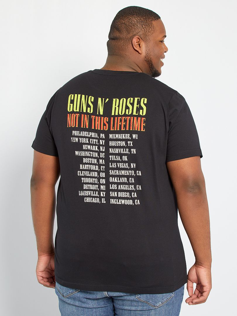 T-shirt 'Guns N' Roses' noir - Kiabi