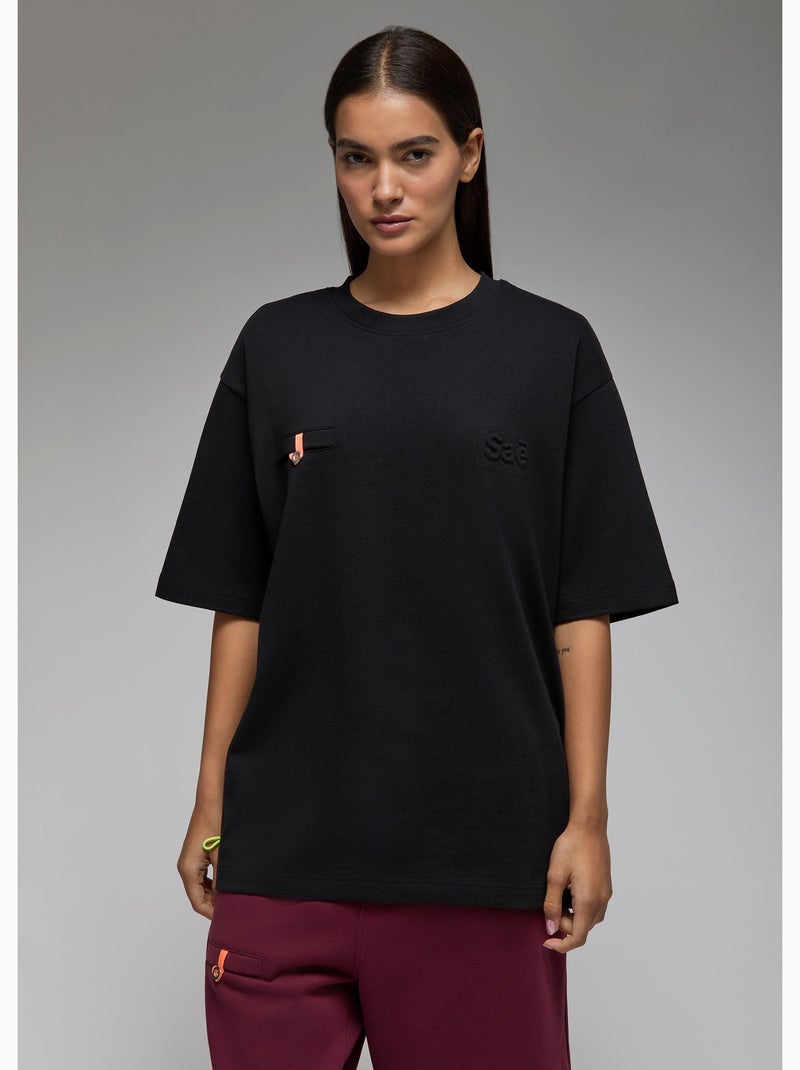 T-shirt hako  femme - sae paris Noir - Kiabi
