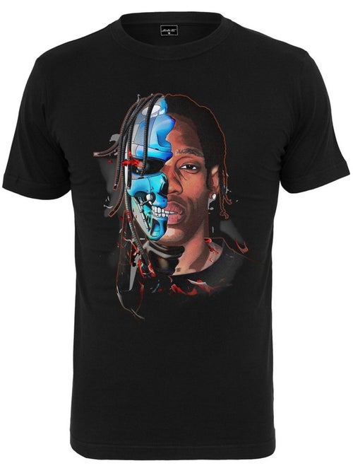 T-shirt half face - mister tee - Kiabi