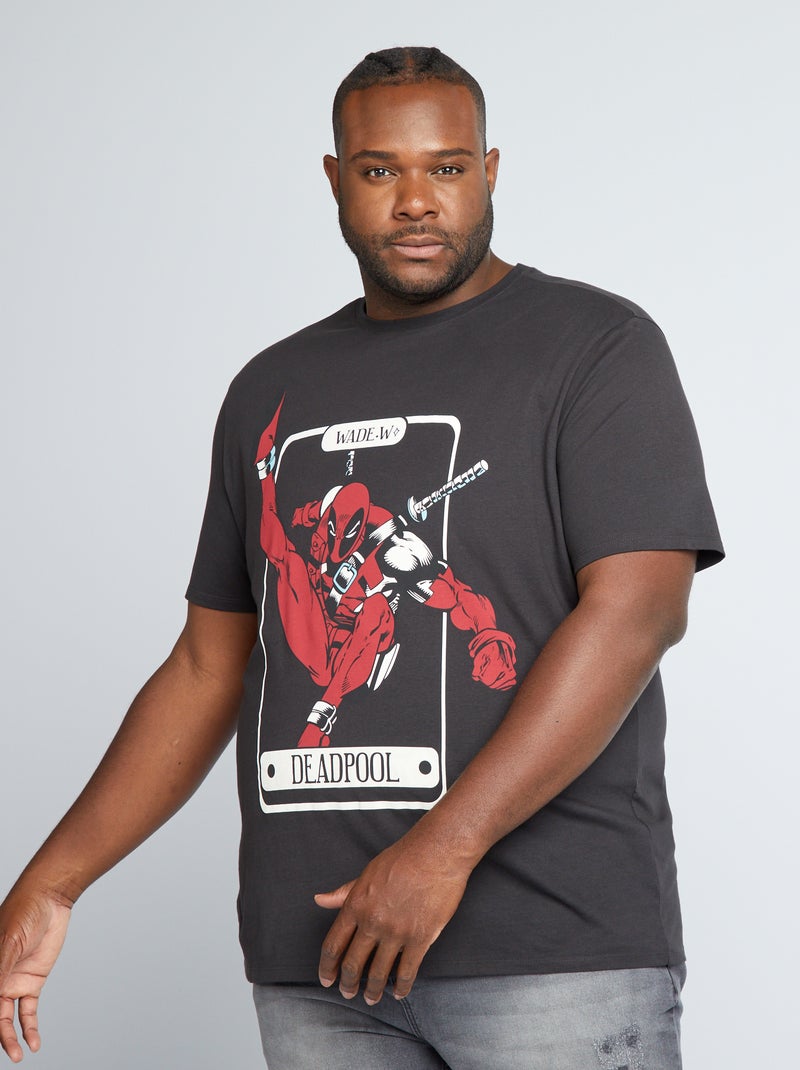 T-shirt halloween 'Deadpool - Halloween Noir - Kiabi