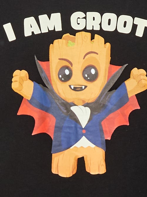 T-shirt Halloween 'Marvel' 'Groot' en coton - Kiabi