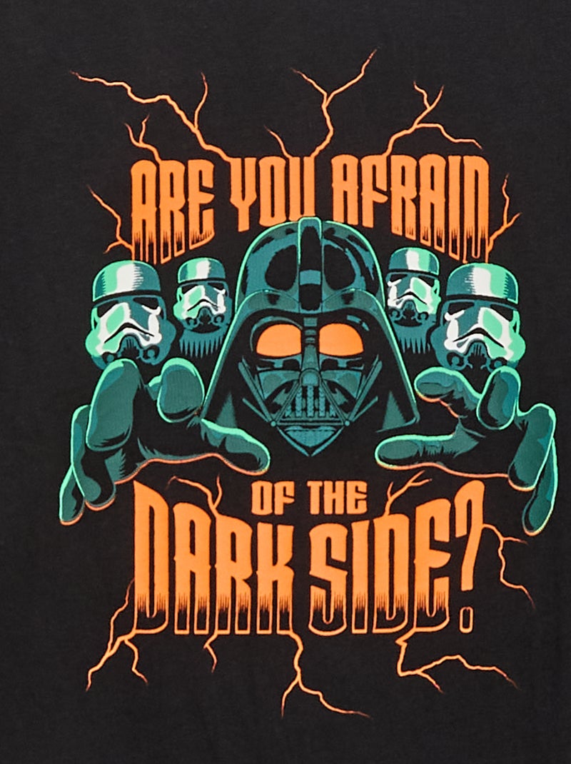 T-shirt Halloween 'Star Wars' en jersey en coton Noir - Kiabi