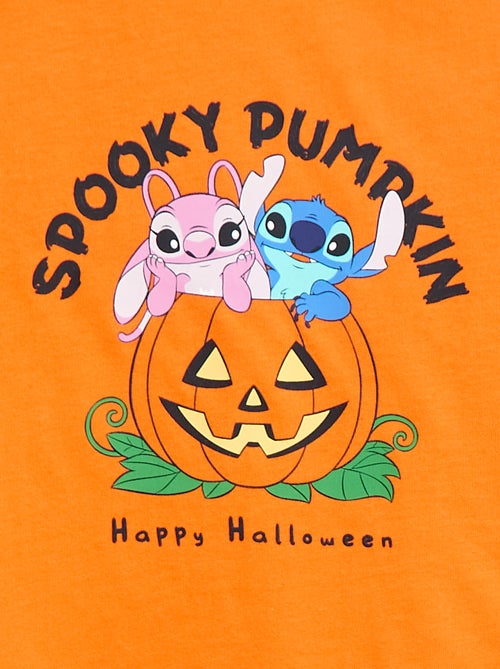 T-shirt Halloween 'Stitch et Angel' 'Disney' - Kiabi
