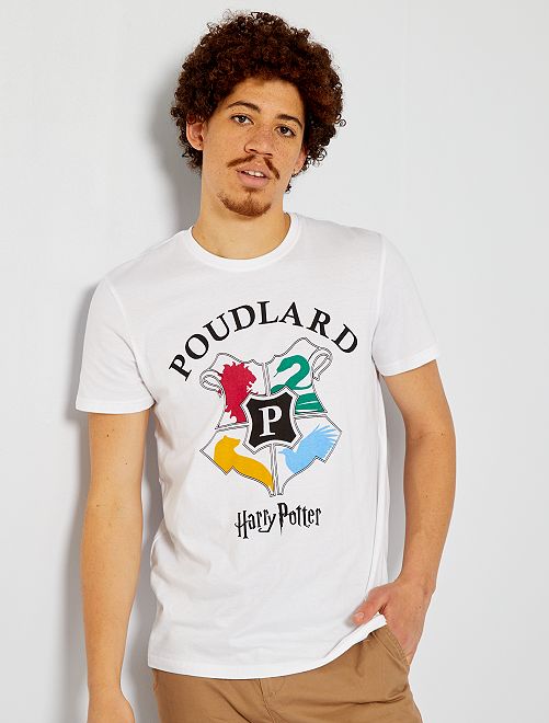 T-shirt 'Harry Potter'                             blanc 
