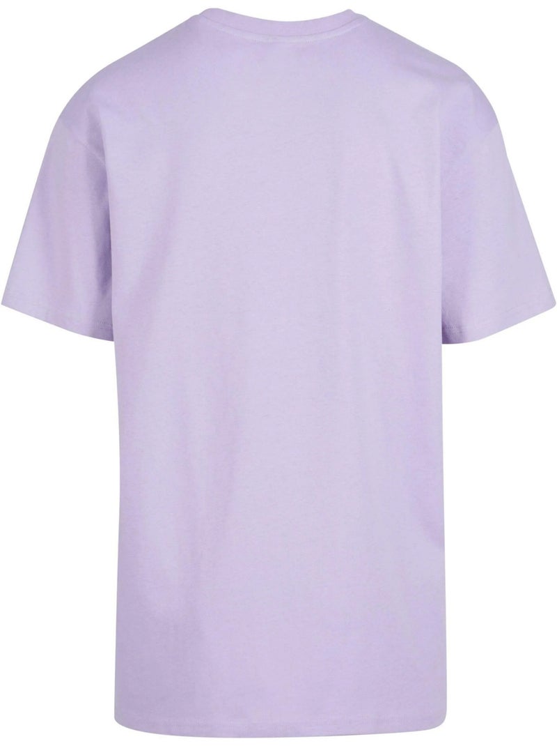 T-shirt hate it or love it - mister tee Mauve lilas - Kiabi