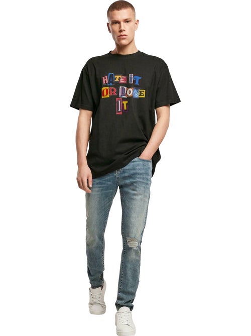 T-shirt hate it or love it - mister tee - Kiabi