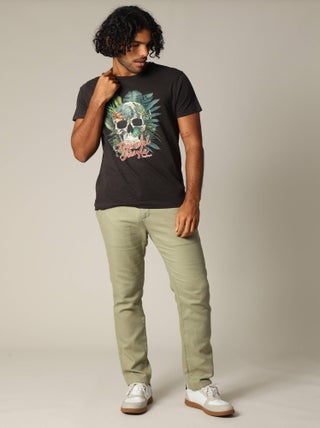 T-shirt HAWAIKI un imprimé tropical pour l'été 'Deeluxe'