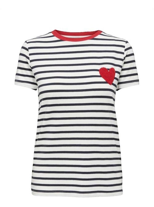 T-shirt Heart imprimé Only - Kiabi T-shirt Heart imprimé Only - Kiabi