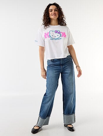 T-shirt 'Hello Kitty' à manches courtes