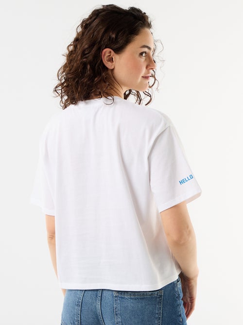 T-shirt 'Hello Kitty' à manches courtes - Kiabi