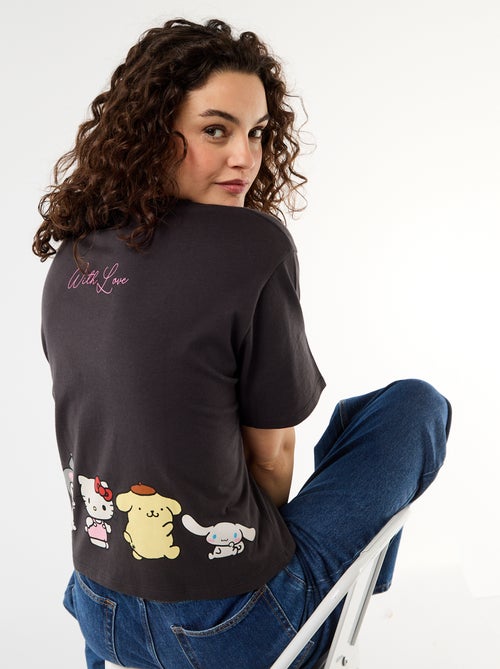 T-shirt 'Hello Kitty' à manches courtes - Kiabi