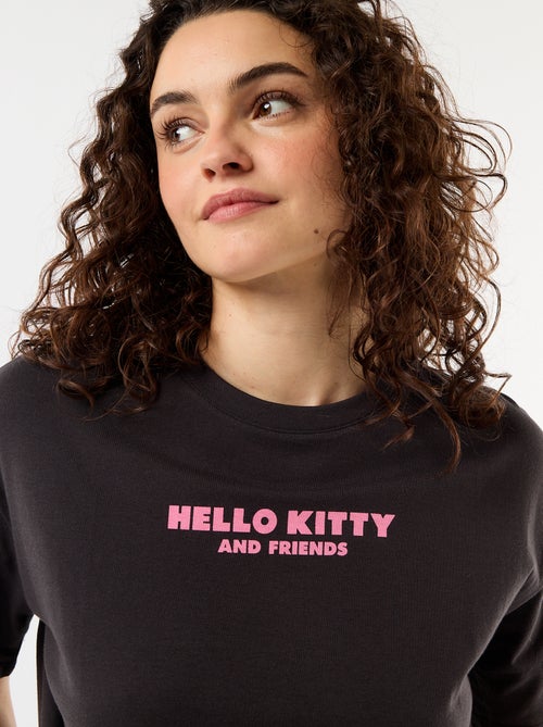 T-shirt 'Hello Kitty' à manches courtes - Kiabi