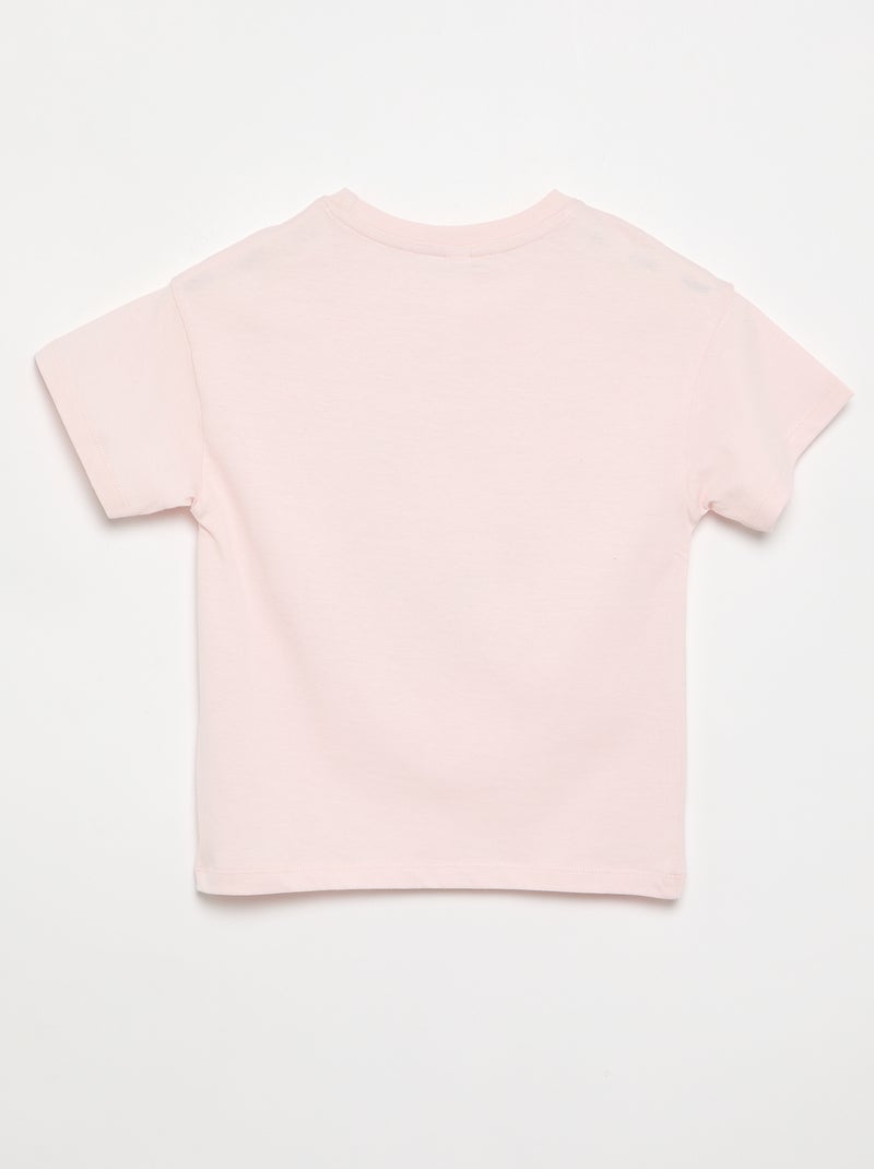 T-shirt 'Hello Kitty' à manches courtes Rose - Kiabi