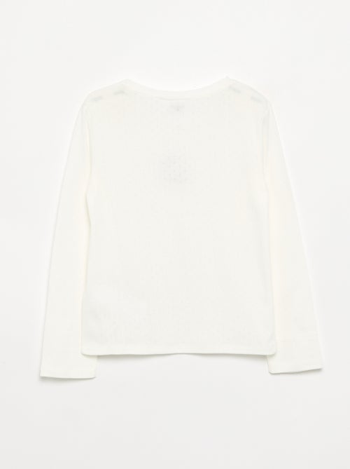 T-shirt 'Hello Kitty' à manches longues - Kiabi
