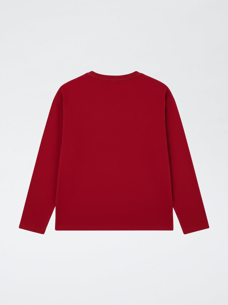 T-shirt 'Hello Kitty' manches courtes Rouge - Kiabi