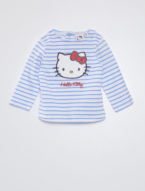 T-shirt 'Hello Kitty' manches longues - Kiabi