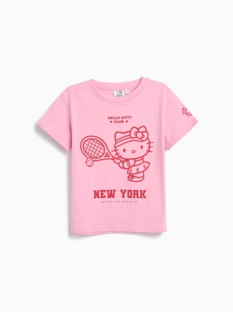 T-shirt « Hello Kitty » MO Fashion Rose - Kiabi