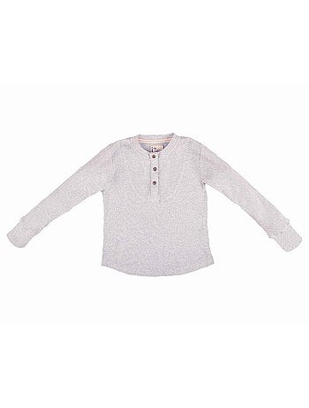 T-shirt Henley Manches Longues AUGUSTIN - La Faute à Voltaire