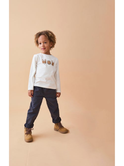 T-shirt hérisson, chiné Noukie's - Kiabi