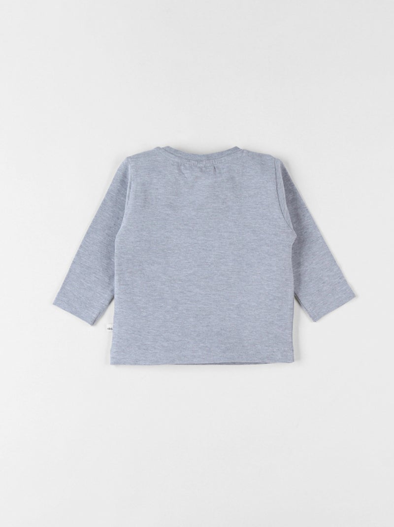 T-shirt hérisson, chiné Noukie's Gris - Kiabi