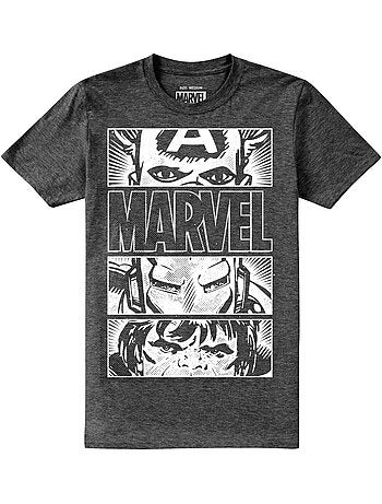 T-shirt heroes eyes - marvel (captain america, hulk, iron man)