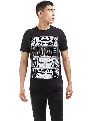 T-shirt heroes eyes - marvel (captain america, hulk, iron man)