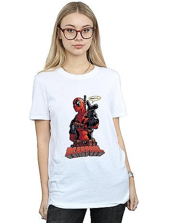 T-shirt hey you - deadpool (deadpool)
