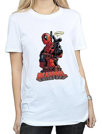 T-shirt hey you - deadpool (deadpool)