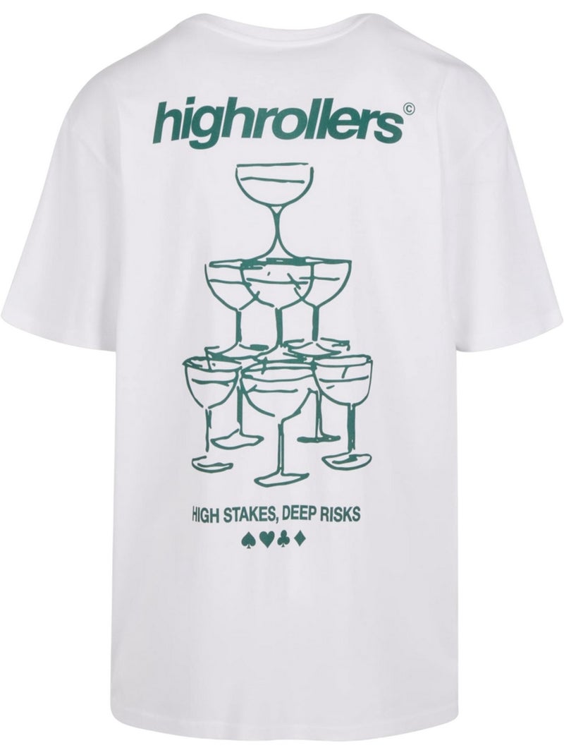T-shirt highrollers - mister tee Blanc - Kiabi