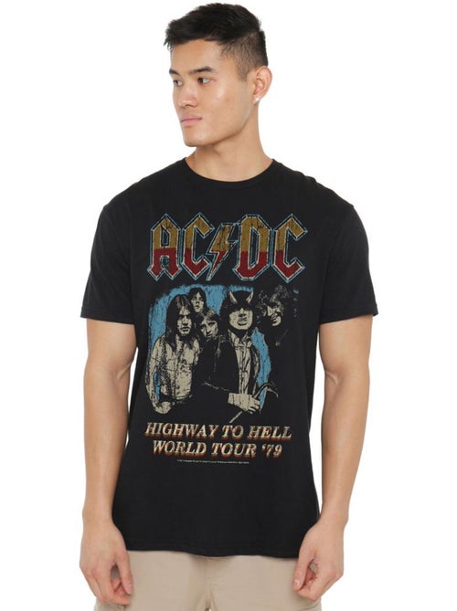 T-shirt highway world tour - ac/dc - Kiabi T-shirt highway world tour - ac/dc - Kiabi