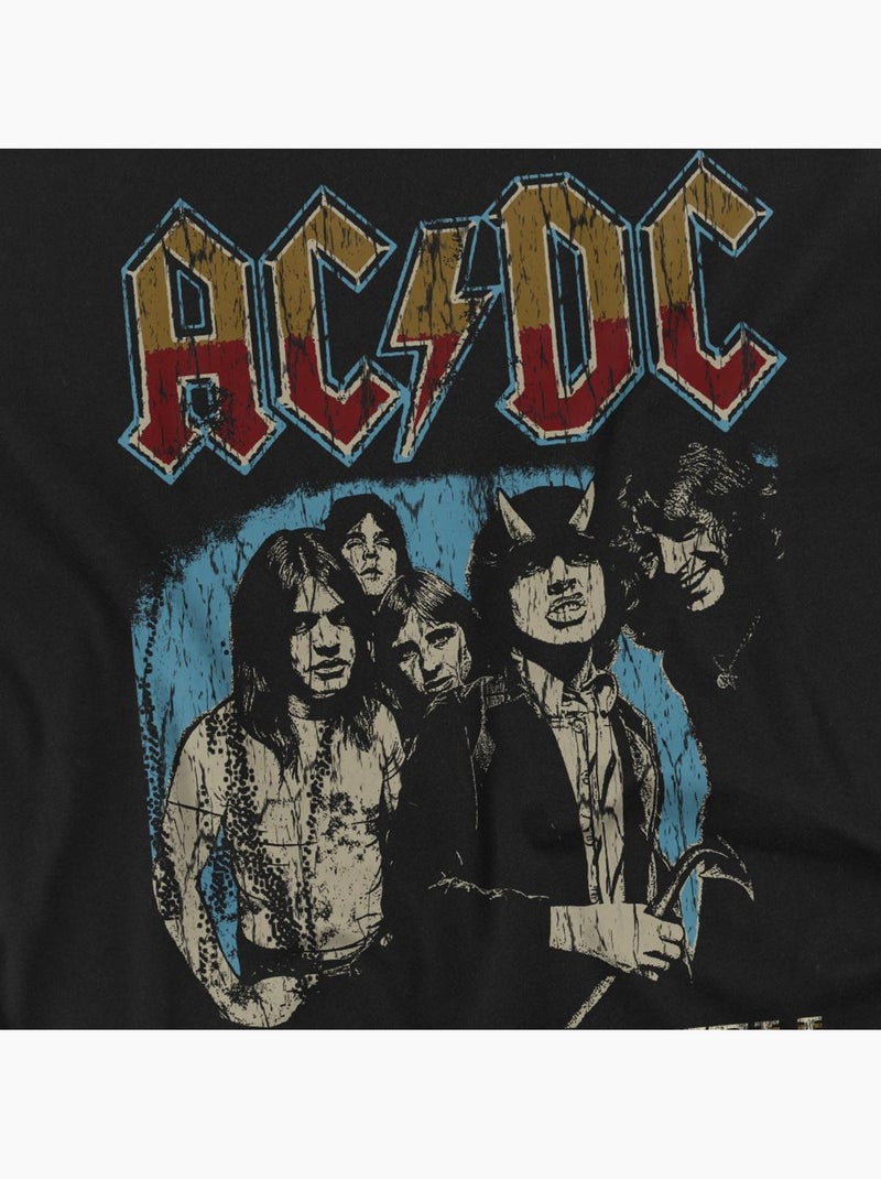 T-shirt highway world tour - ac/dc Noir - Kiabi